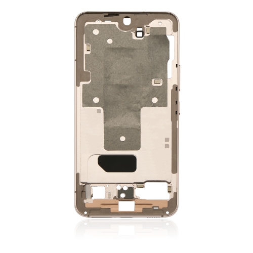 Replacement Mid-Frame Housing Compatible For Samsung Galaxy S22 5G (Pink Gold)