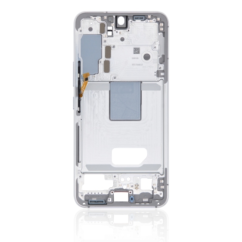 Replacement Mid-Frame Housing Compatible For Samsung Galaxy S22 5G (White)