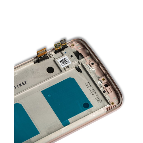 Replacement LCD Assembly With Frame Compatible For Motorola Moto G6 (Genuine OEM) (Oyster Blush)