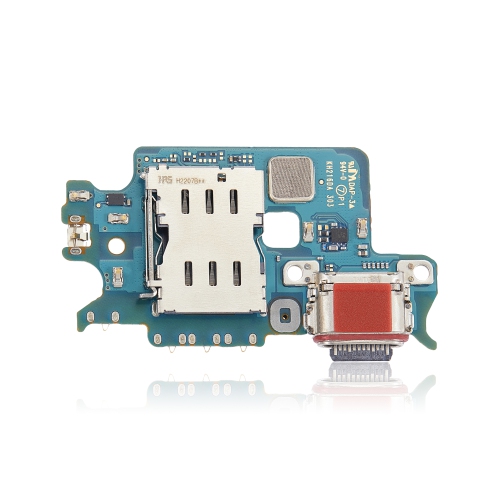 Replacement Charging Port Board With Sim Card Reader Compatible For Samsung Galaxy S22 5G