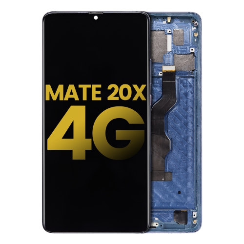 Replacement OLED Assembly With Frame Compatible For Huawei Mate 20 X 4G (Midnight Blue) by ESOURCE PARTS - Refurbished condition - Image 2