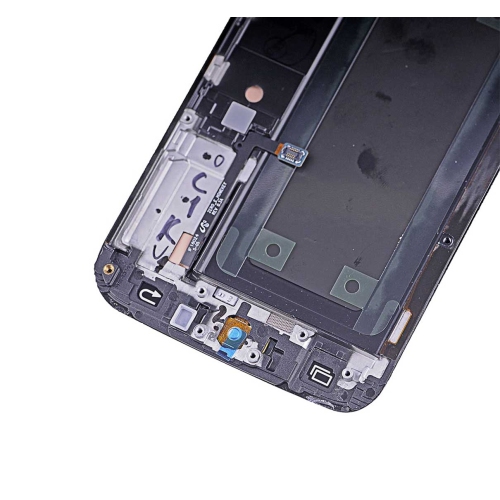 ESOURCE PARTS  Replacement Oled Assembly With Frame Compatible for Samsung Galaxy S6 Edge (CDma: Verizon / Sprint) (Service Pack) (Gold)
