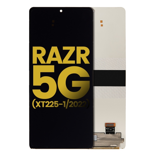 Replacement Main OLED Assembly Without Frame Compatible For Motorola Razr 5G (XT2251-1 / 2022) (All Colors) by ESOURCE PARTS - Refurbished condition - Image 2