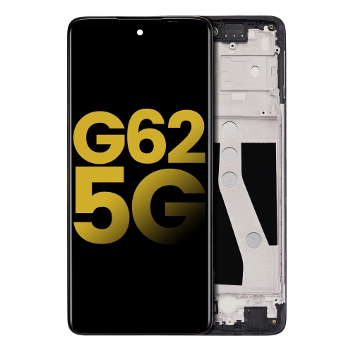 Replacement LCD Assembly With Frame Compatible For Motorola Moto G62 5G (All Colors) by ESOURCE PARTS - Refurbished condition - Image 2