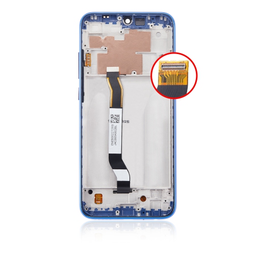 Replacement LCD Assembly With Frame Compatible For Xiaomi Redmi Note 8T (Starscape Blue) by ESOURCE PARTS - Refurbished condition - Image 3