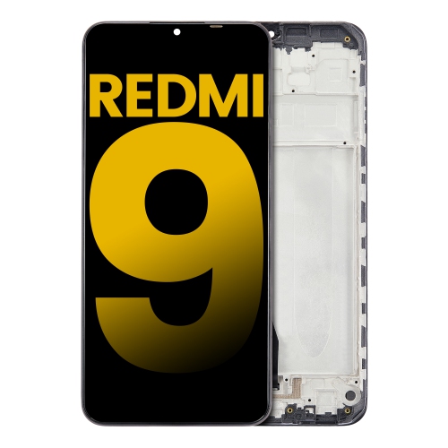 Replacement LCD Assembly With Frame Compatible For Xiaomi Redmi 9 (All Colors) by ESOURCE PARTS - Refurbished condition - Image 2
