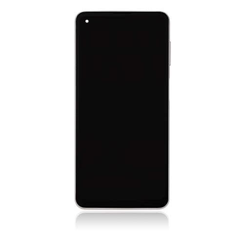 LCD Assembly With Frame Compatible For Motorola Moto G Power (XT2117 / 2021) (Polar Silver) by ESOURCE PARTS - Refurbished condition - Image 3
