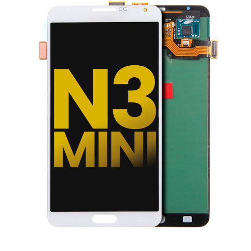 Replacement OLED Assembly Without Frame Compatible For Samsung Galaxy Note 3 Mini (White) by ESOURCE PARTS - Refurbished condition - CA$134.23
