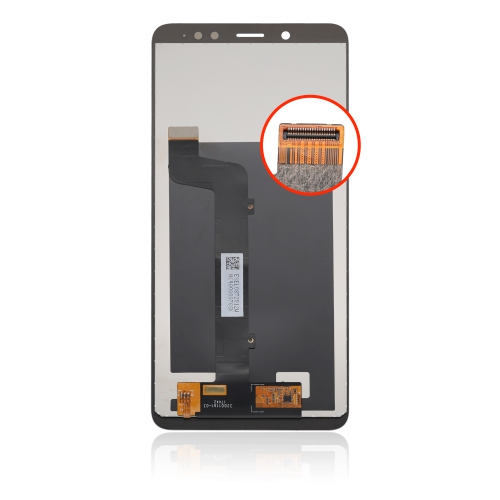 Replacement LCD Assembly Without Frame Compatible For Xiaomi Redmi Note 5 (Black) by ESOURCE PARTS - Refurbished condition - Image 2