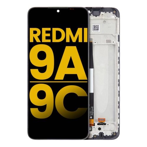 Replacement LCD Assembly With Frame Compatible For Xiaomi Redmi 9C / 9A (All Colors) by ESOURCE PARTS - Refurbished condition - Image 2