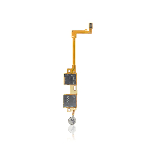 Replacement Sim And Memory Card With Vibrator Flex Cable Compatible For Samsung Galaxy Note 10.1"