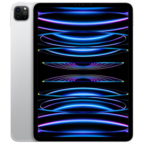 iPad Pro 11 po 2 To Wi-Fi et 5G d'Apple avec Bell - Argenté - Financement mensuel