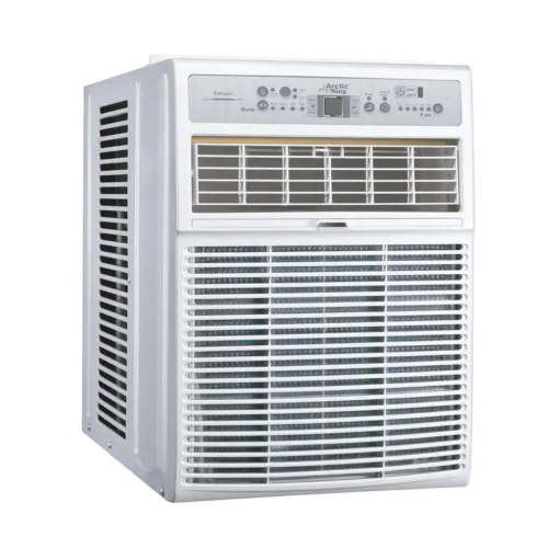 Midea 10,000 BTU 110-Volt Slide Casement Window Air Conditioner and Remote in White