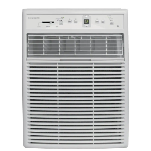 Frigidaire 10 000 curseur BTU et climatiseur de fenêtre à battants, blanc