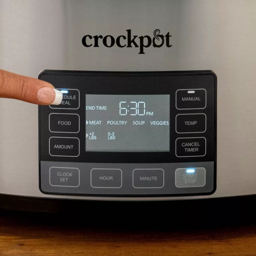 Crock Pot 6qt My Time Mijoteuse - Argent