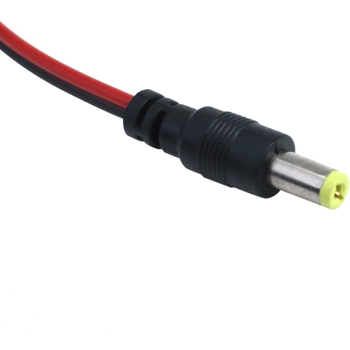 ISTAR 10Pcs Male DC Power Pigtail Cable, 12V 5A DC Connectors for CCTV Security Camera and Lighting Power Adapter