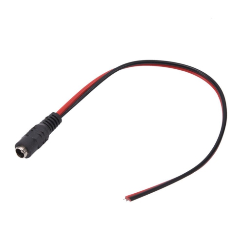10Pcs Female DC Power Pigtail Cable, 12V 5A DC Connectors for for CCTV Security Camera Pigtail and Lighting Power Adapter