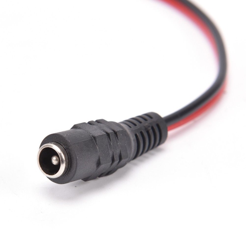 10Pcs Female DC Power Pigtail Cable, 12V 5A DC Connectors for for CCTV Security Camera Pigtail and Lighting Power Adapter