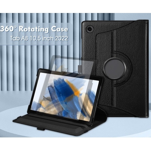 Samsung Galaxy Tab A7 10.4 inches 2020 360° Swivel Rotating Case,, Multi-Angle Viewing Stand, PU Leather Case, Auto Wake Up/Sleep with Protective
