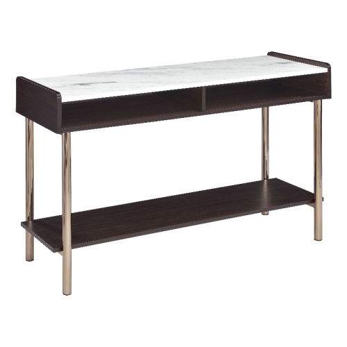 STEVE SILVER COMPANY  Carrie Walnut Finished Wood Sofa Table