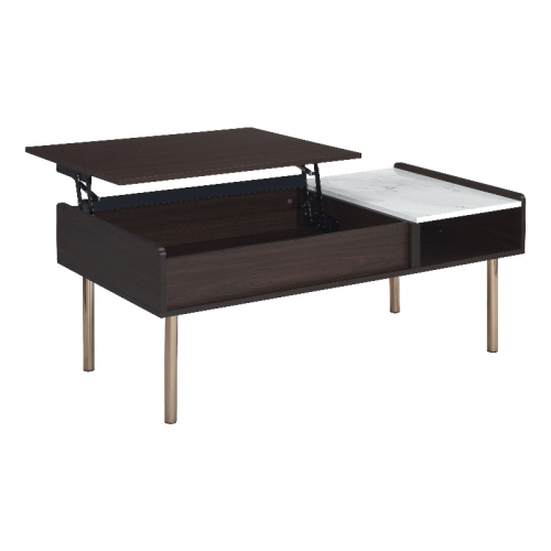 STEVE SILVER COMPANY  Carrie Walnut Finished Wood Lift-Top Cocktail Table