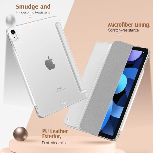 T Case for New iPad Air 5th/4th Generation 10.9 inch, iPad Air 5 Case/iPad Air 4 Case, [Support 2nd Gen Apple Pencil Charging] Slim Stand Protective