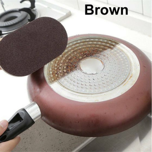 ISTAR Rust Eraser for Knives Nano Carborundum Sponge Sanding Sponges Nano Emery Sponge Cast Iron Rust Eraser Cleaning Brush Tool(2PCs)