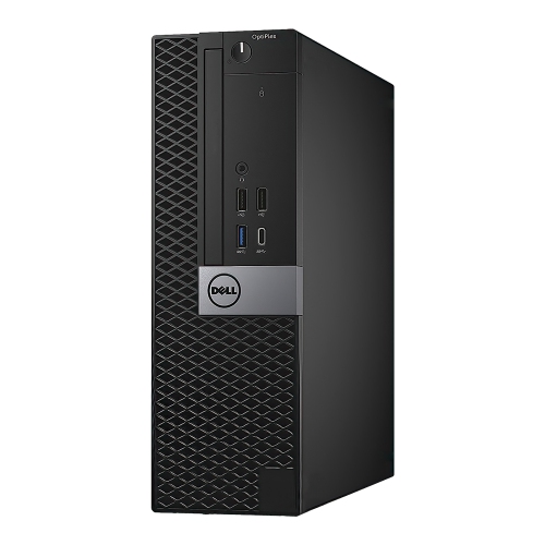 Dell OptiPlex Small Form Factor Desktop - Intel Core i7 (6th Gen), 16GB Memory, 512GB SSD, Win 10 Pro + 27" Monitor by DELL - Refurbished condition - Image 3