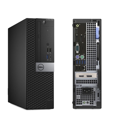Dell OptiPlex Small Form Factor Desktop - Intel Core i7 (6th Gen), 16GB Memory, 512GB SSD, Win 10 Pro + 27" Monitor by DELL - Refurbished condition - Image 4