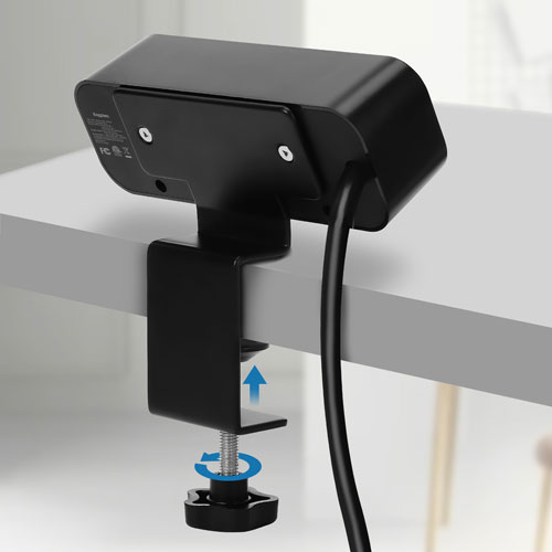 Barre d'alimentation à pince de bureau de Kopplen avec USB-C PD 65 W et USB-A 18 W - Noir