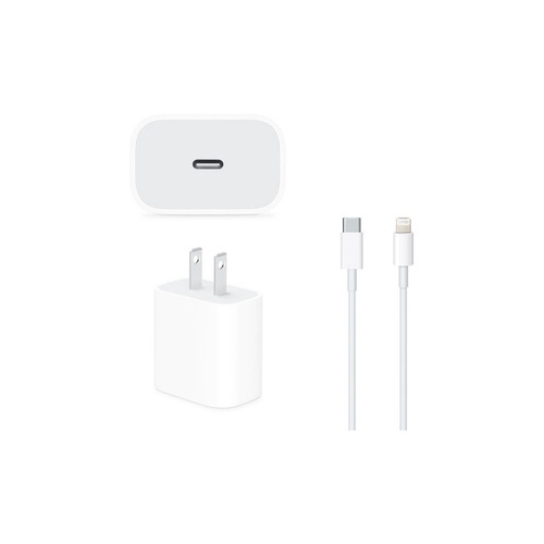 Chargeur mural rapide USB de type C de 20 W pour iPhone 14 Pro Max iPhone 13 Pro Max iPhone 11 iPhone 12 PRO MAX iPad Air Mini iPad Pro + câble USB-C