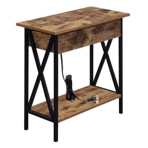 PEMBERLY ROW  Electric Flip Top Table In Multi-Color Wood Finish