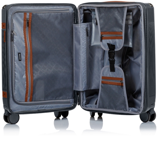 CHAMPS Vintage Air Collection 3 Piece Expandable Hardside Luggage Set