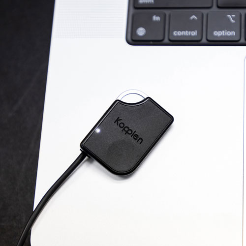 Kopplen OmniTag Essential Locator Item Tracker with Apple FindMy - 1 Pack - Black