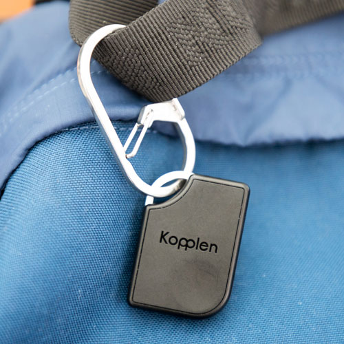 Dispositif de repérage d'article OmniTag Essential de Kopplen avec application Localiser d'Apple - Paquet de 4 - Noir