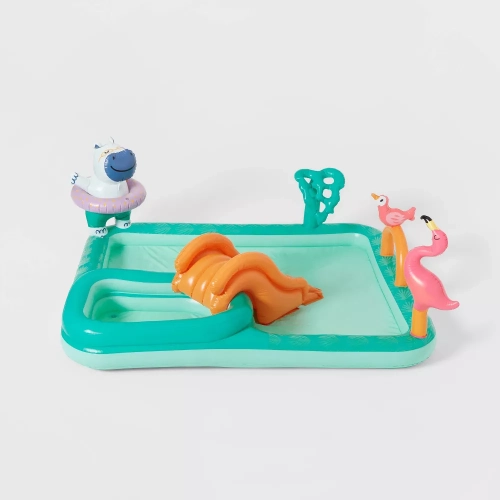 Sun Squad Kids' Rainforest Play Center Inflatable Pool