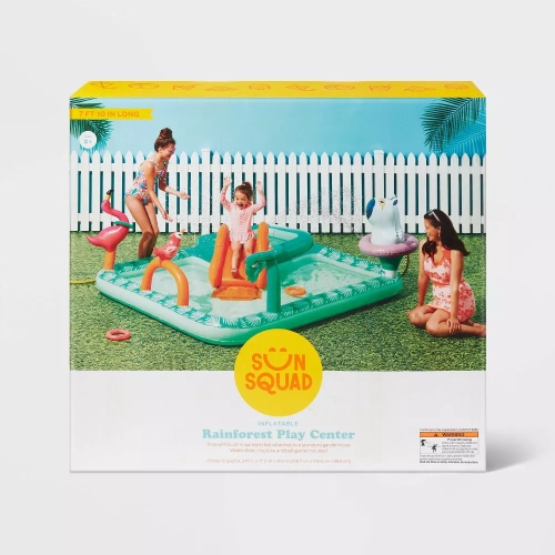 Sun Squad Kids' Rainforest Play Center Inflatable Pool