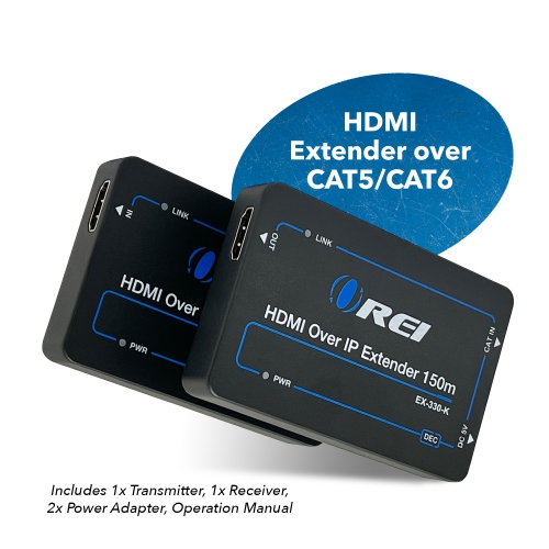 HDMI Extender Over CAT6/7 At 1080p@60Hz Up To 330 Ft Over IP