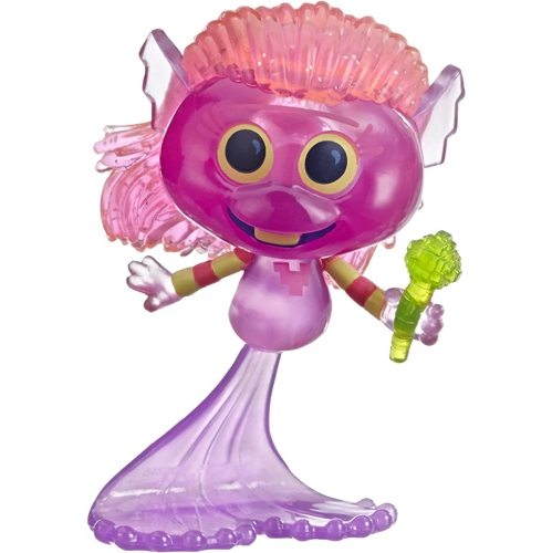 La sirène Trolls World Tour de DreamWorks, poupée de collection avec microphone, figurine jouet inspirée du film Trolls World Tour