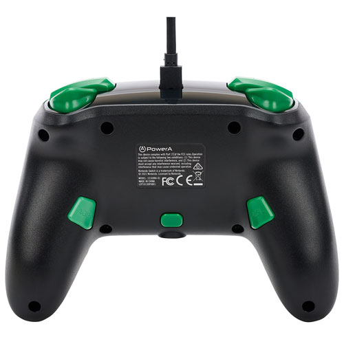 PowerA Zelda Heroic Link Enhanced Wired Controller for Switch - Green