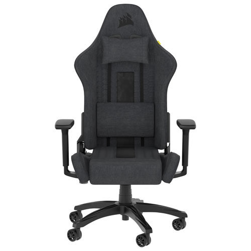 Corsair TC100 RELAXED Ergonomic Fabric Gaming Chair (2023) - Grey/Black