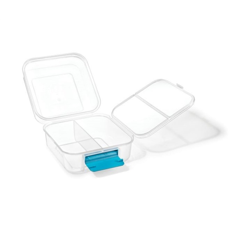 LocknLock - Set of 2 EasyLunch Lunch Box Containers, 1.2 Liter Capacity, Blue