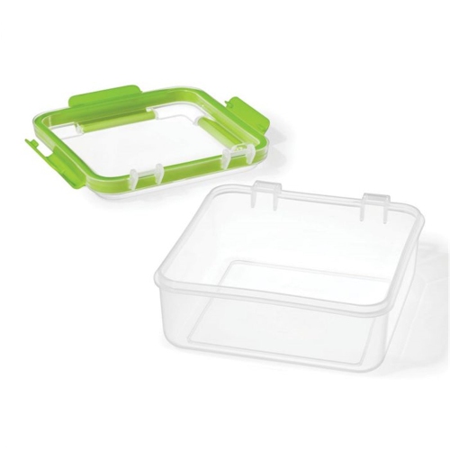 LocknLock - Set of 2 EasyLunch Double Sandwich Containers, 946mL Capacity, Green