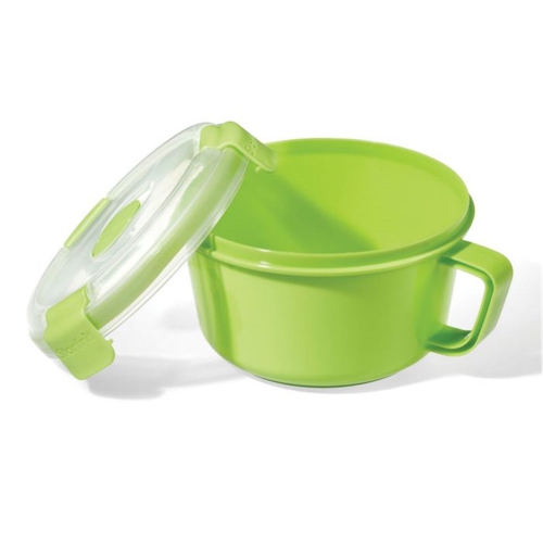 LocknLock - Set of 2 EasyLunch Meal Containers, 1.1 Liter Capacity, Green