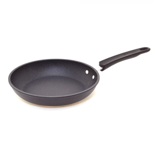 Starfrit - The Rock Diamond Frying Pan, 9.5" Diameter, Nonstick and Scratch Resistant, Black