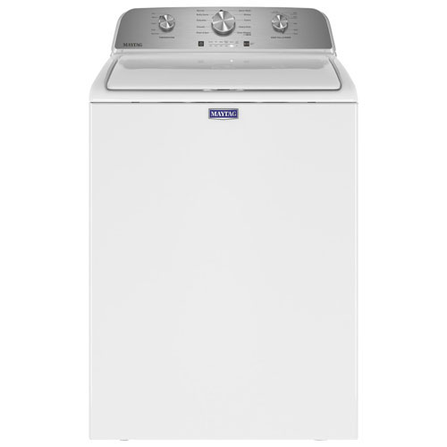 Image 1 of 1.. Open Box - Maytag 5.2 Cu. Ft. High Efficiency Top Load Washer - White - Perfect Condition