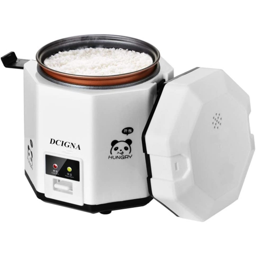 1.2L Mini Rice Cooker Electric Travel Rice Cooker Small Removable Non-Stick Pot Keep Warm Function Suitable for 1-2 People - for Cooking Soup Rice