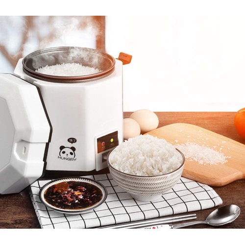 1.2L Mini Rice Cooker Electric Travel Rice Cooker Small Removable Non-Stick Pot Keep Warm Function Suitable for 1-2 People - for Cooking Soup Rice
