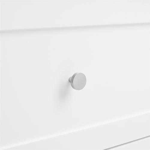 Table de cuisine en bois Soren de Crosley Furniture avec îlot/chariot blanc naturel