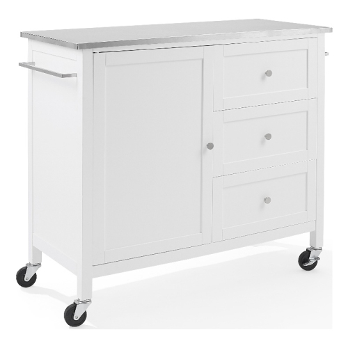 Crosley Furniture Soren Stainless Steel Top Kitchen Island/Cart in